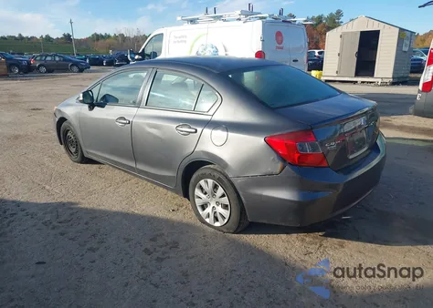 2012 Honda Civic Lx from USA, damaged, VIN 2HGFB2F53CH558123